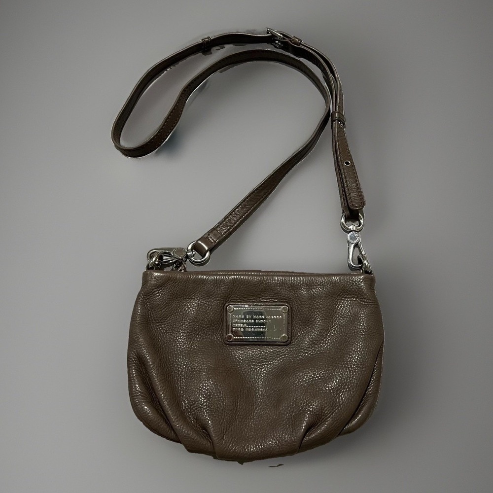 Marc by Marc Jacobs Womens Brown Classic Q Percy Adjustable Strap Crossbody Bag